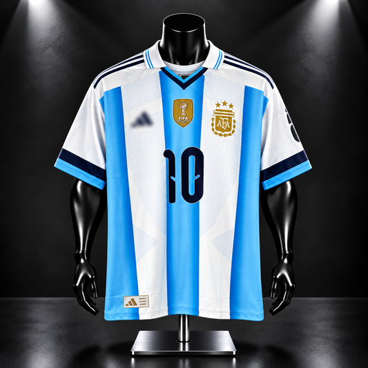 Messi Argentina Five sleeve Collar Sublimation jersey - P2150 JERSEY KADA