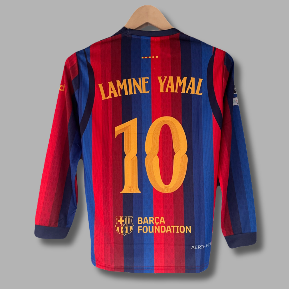 Yamal Barcelona 2026-27 home kit full sleeve Jersey -P2491 | Jersey Kada
