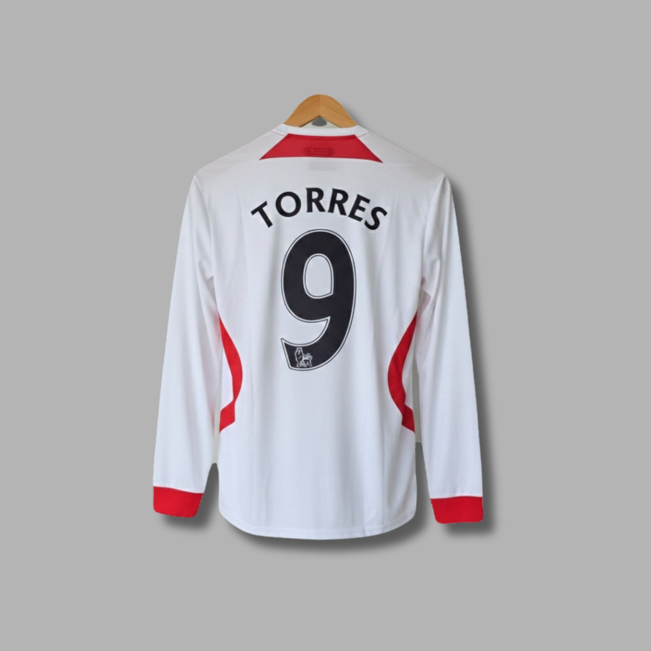 Liverpool 2007-08 Away kit Torres Full sleeve Embroidery P1171 |Jersey Kada