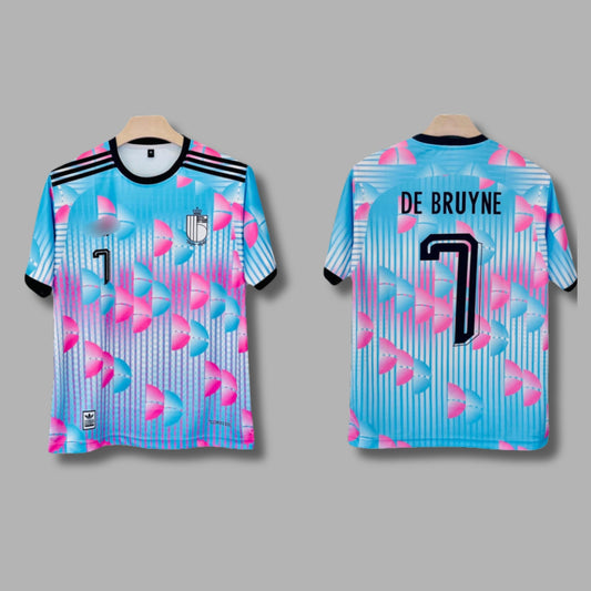 Belgium 2026 World Cup Away De bruyne Half Sleeve Sublimation P1427| Jersey Kada
