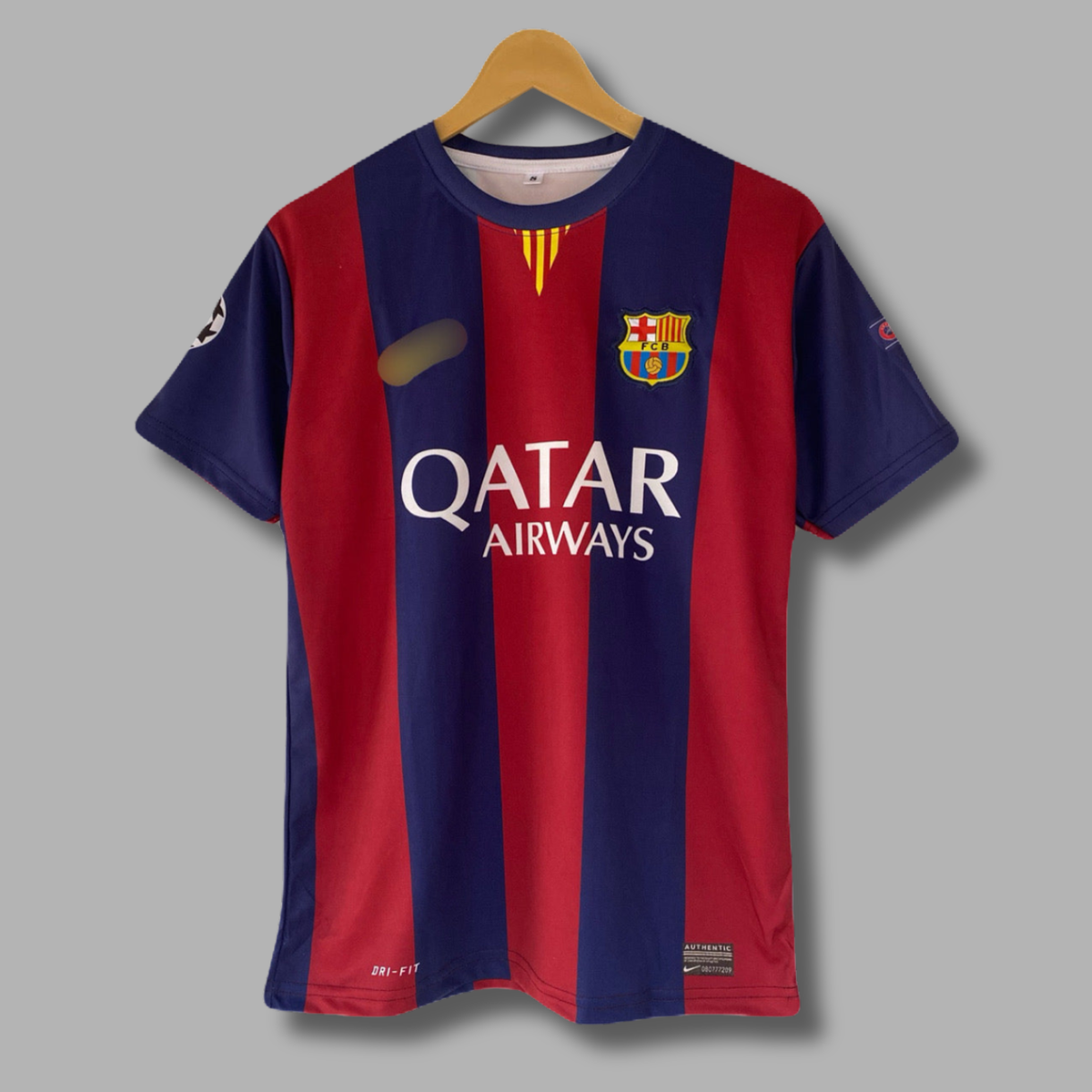 Suarez Barcelona Home 2015-2016 Embroidery Half sleeve Jersey - P2652 | Jersey Kada