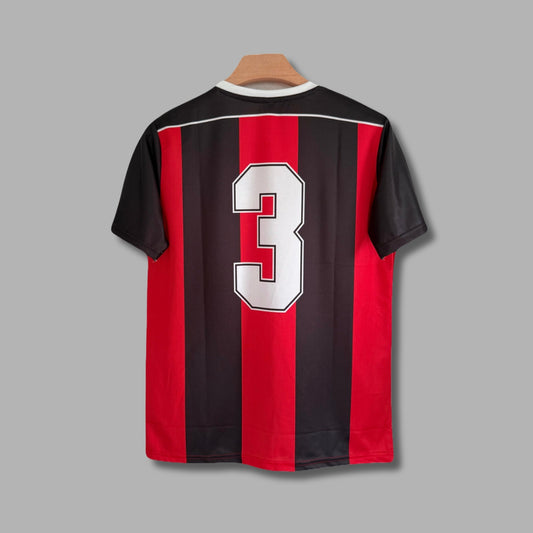 Ac Milan Vintage Style Half Sleeve Embroidery | Jersey Kada