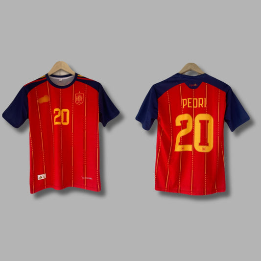 Spain 2026 WorldCup Pedri  Home Half Sleeve SublimationP1871 | Jersey Kada