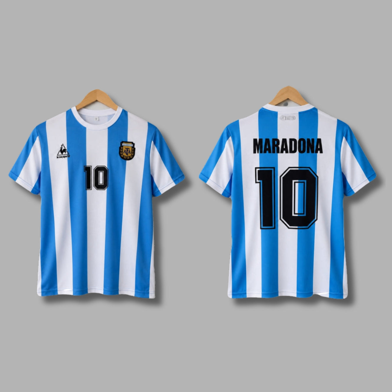 Argentina 1986 Retro Maradona Home Half Sleeve Embroidery P1781| Jersey Kada