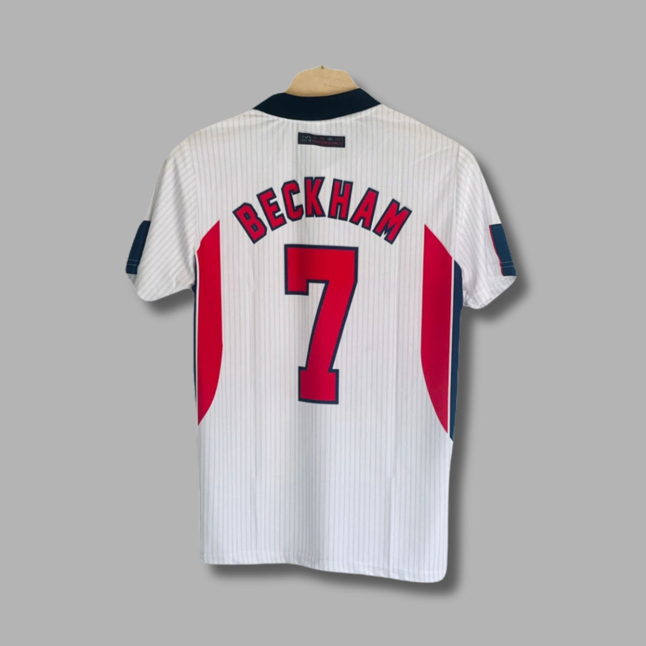 England 1998 Beckham Half Sleeve Collar Sublimation P358 | Jersey Kada