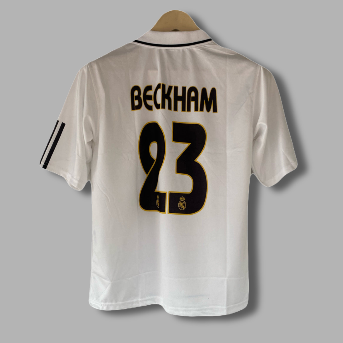 Beckham real madrid Five sleeve Collar Sublimation jersey- P2192 | Jersey Kada