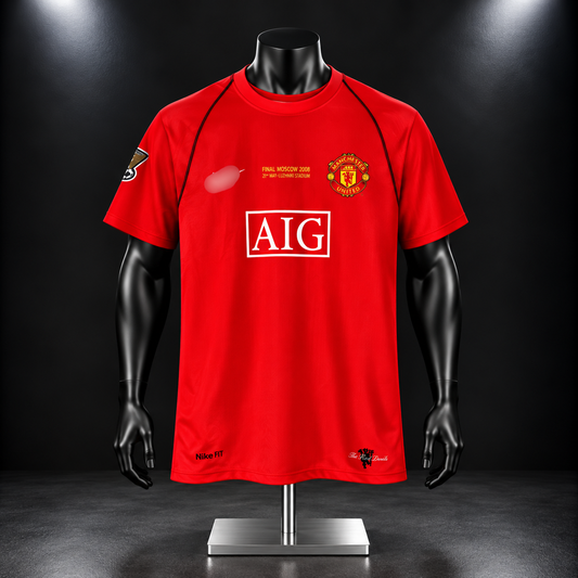 Man United Ronaldo 2008 UCL Final Edition Half sleeve Sublimation - P1327 | Jersey Kada