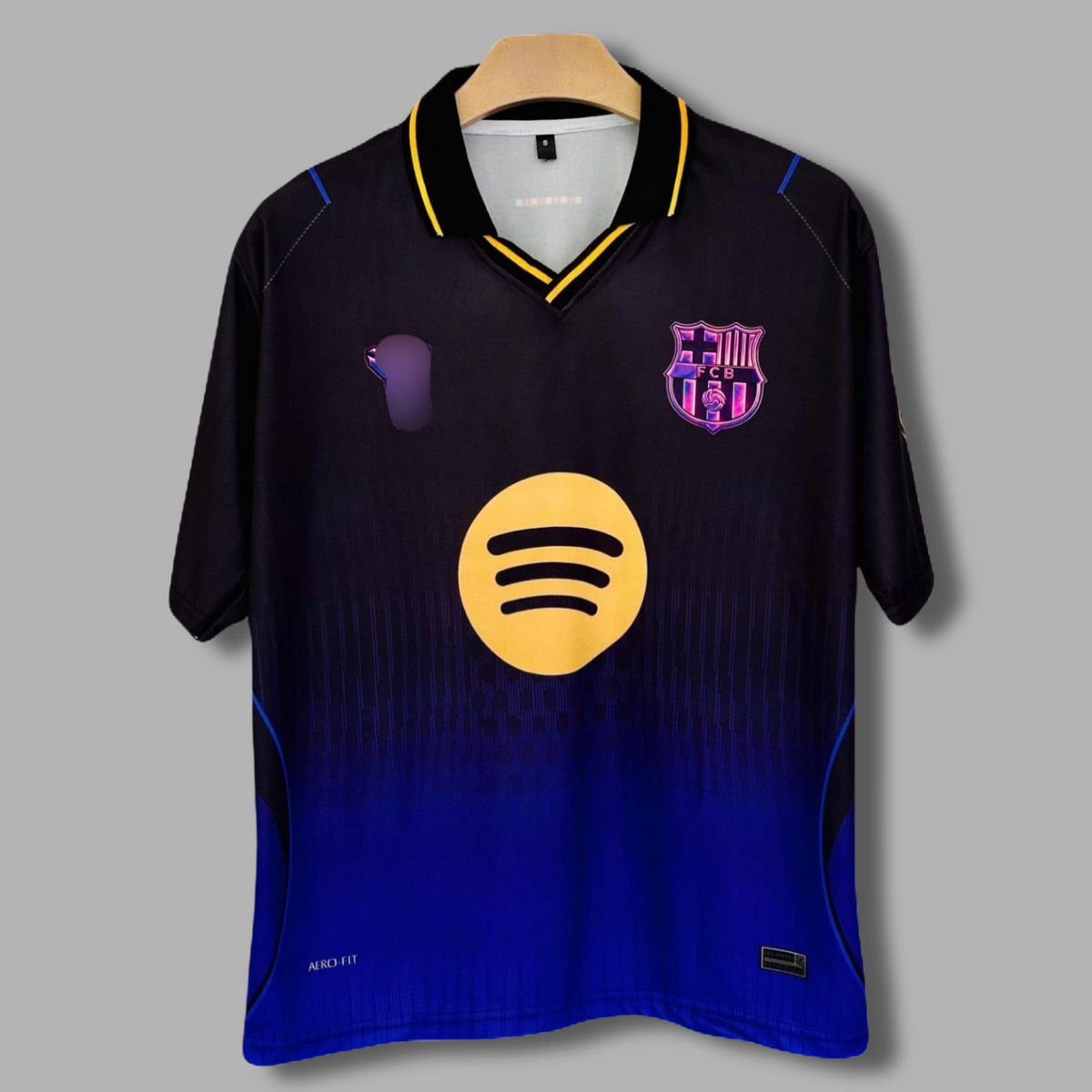 Yamal Barcelona 2026-27 Away  Five sleeve Collar Sublimation jersey - P2457 | Jersey Kada