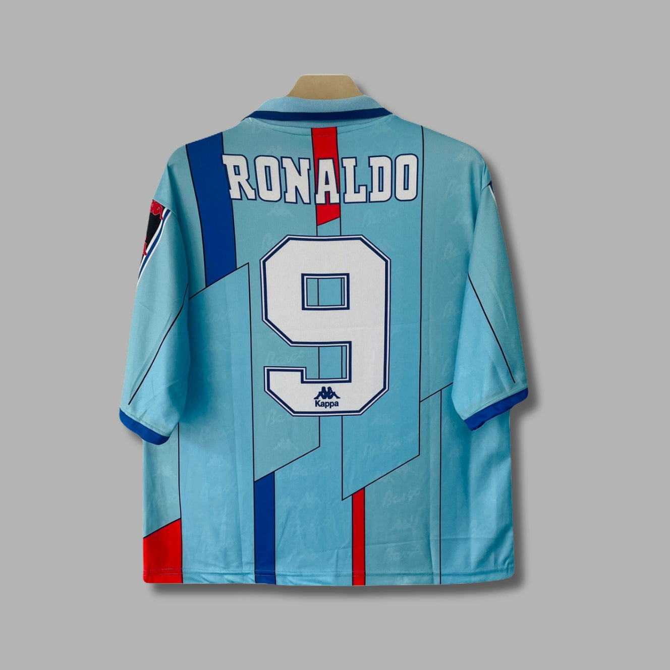 Barcelona Ronaldo Nazario Away 1998 Five sleeve Collar Sublimation P1768| Jersey Kada
