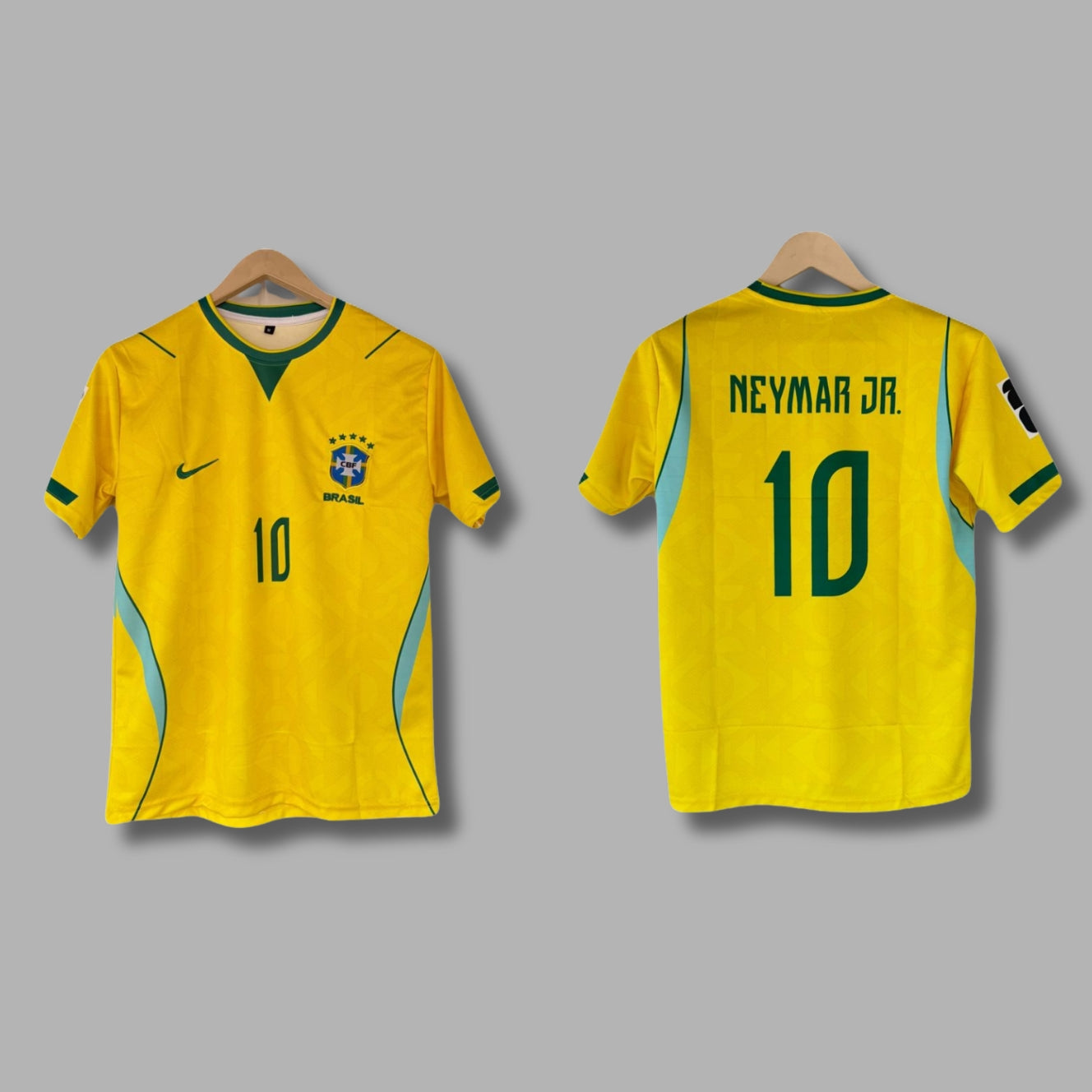 Brazil 2026 World Cup Home Neymar Jr Half sleeve Embroidery P1628 | Jersey Kada