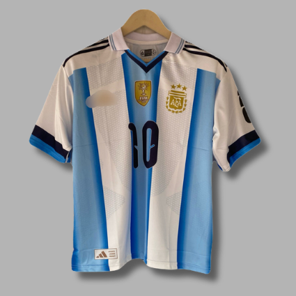 Messi Argentina Five sleeve Collar Sublimation jersey - P2150 JERSEY KADA