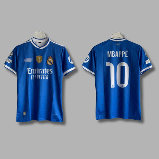 Real Madrid 2025-26 Away Mbappe Half Sleeve Embroidery P1864| Jersey Kada