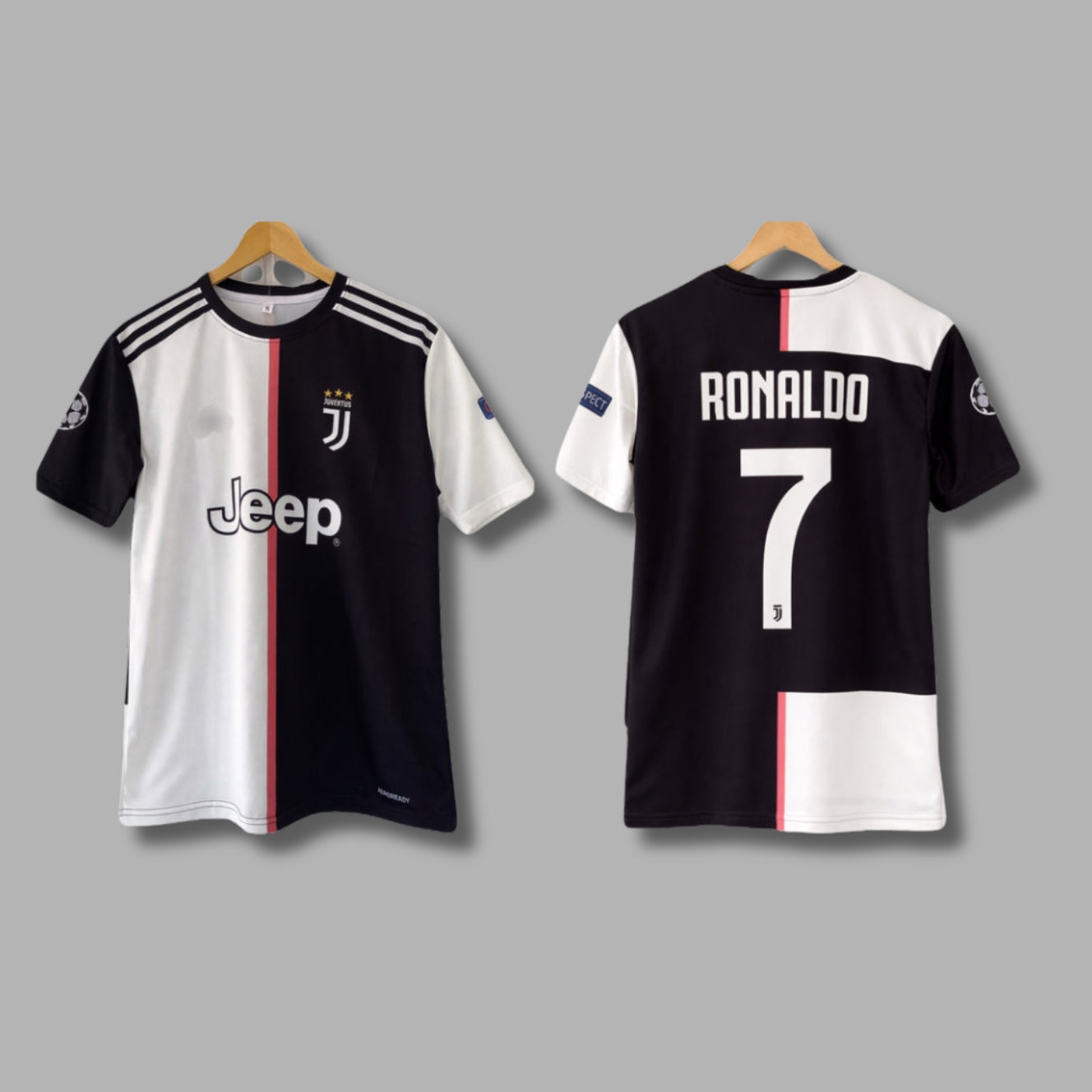 Juventus 2019-20 Home Ronaldo Half Sleeve Sublimation P77 | Jersey Kada