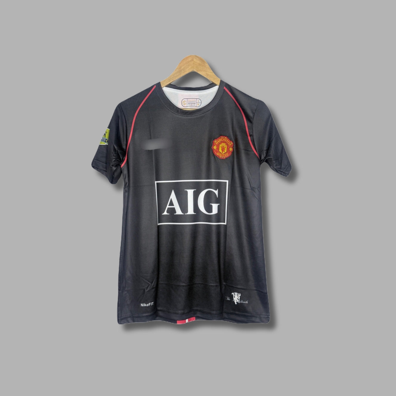 Man United 2007/08 Away Kit Ronaldo Half Sleeve Embroidery- P963 | Jersey Kada