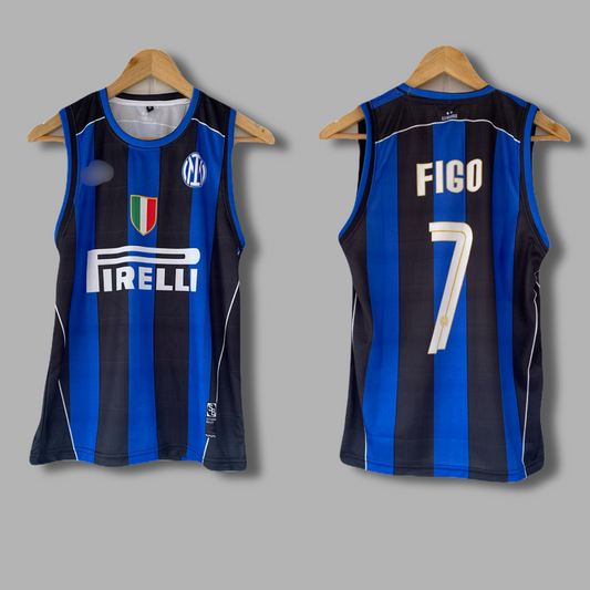 Figo Inter Milan special edition sleevless bibs sublimation - P2239 | Jersey Kada