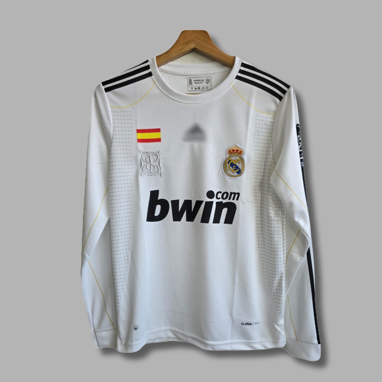 Realmadrid 2009/10 Ronaldo home jersey full sleeve Embroidery -P807 | Jersey Kada