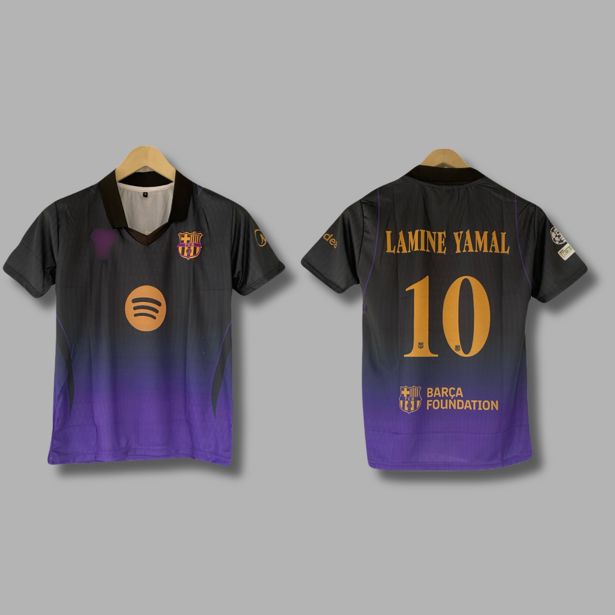 Yamal Barcelona 2026-27 Away half sleeve Embroidery Jersey - P2556 | Jersey Kada