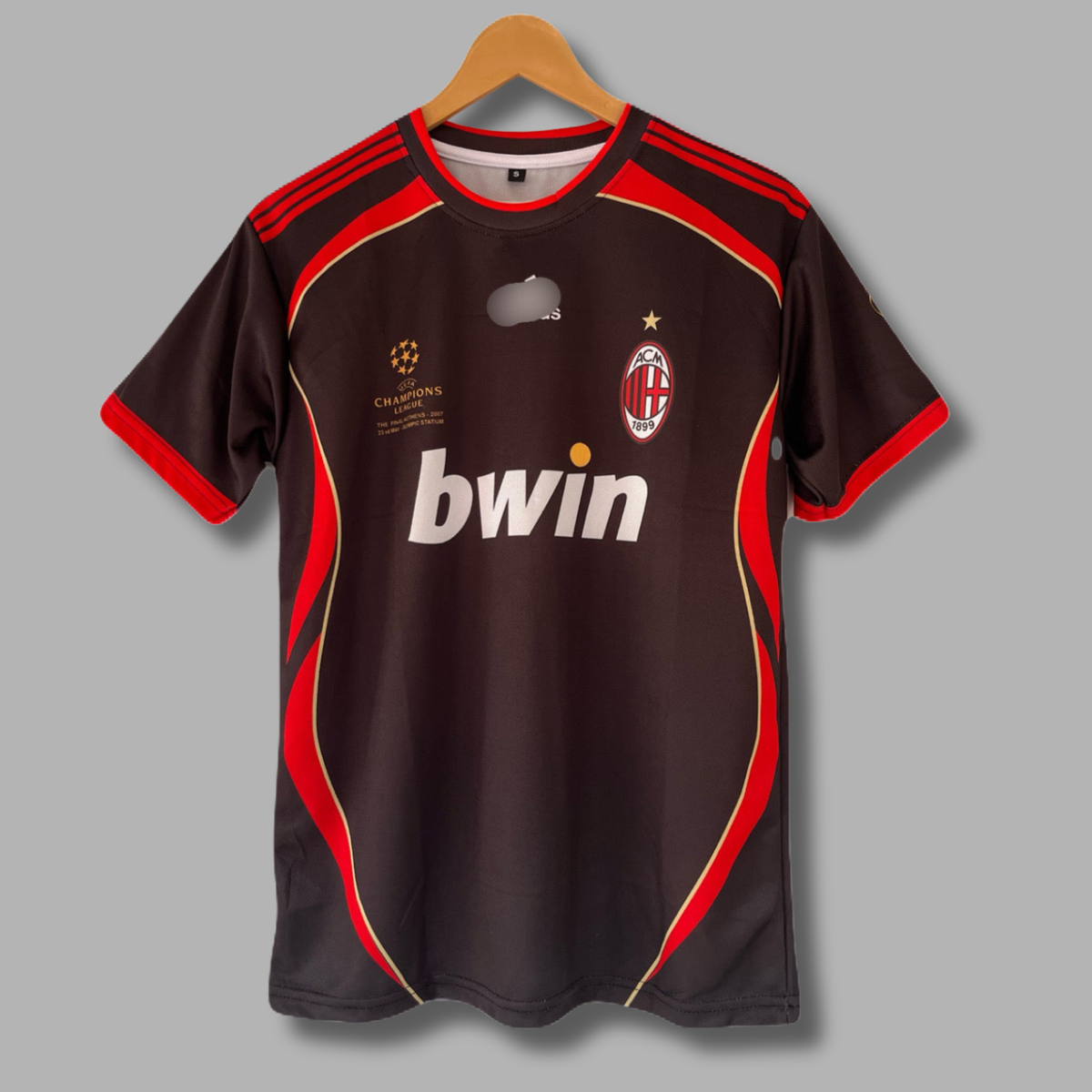 Ac Milan 2007 third kit Maldini Half Sleeve Sublimation - P13 | Jersey Kada