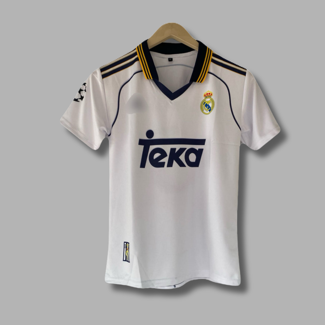 R.Carlos Real Madrid 1999 Home Half Sleeve Collar Sublimation - P2397 | Jersey Kada