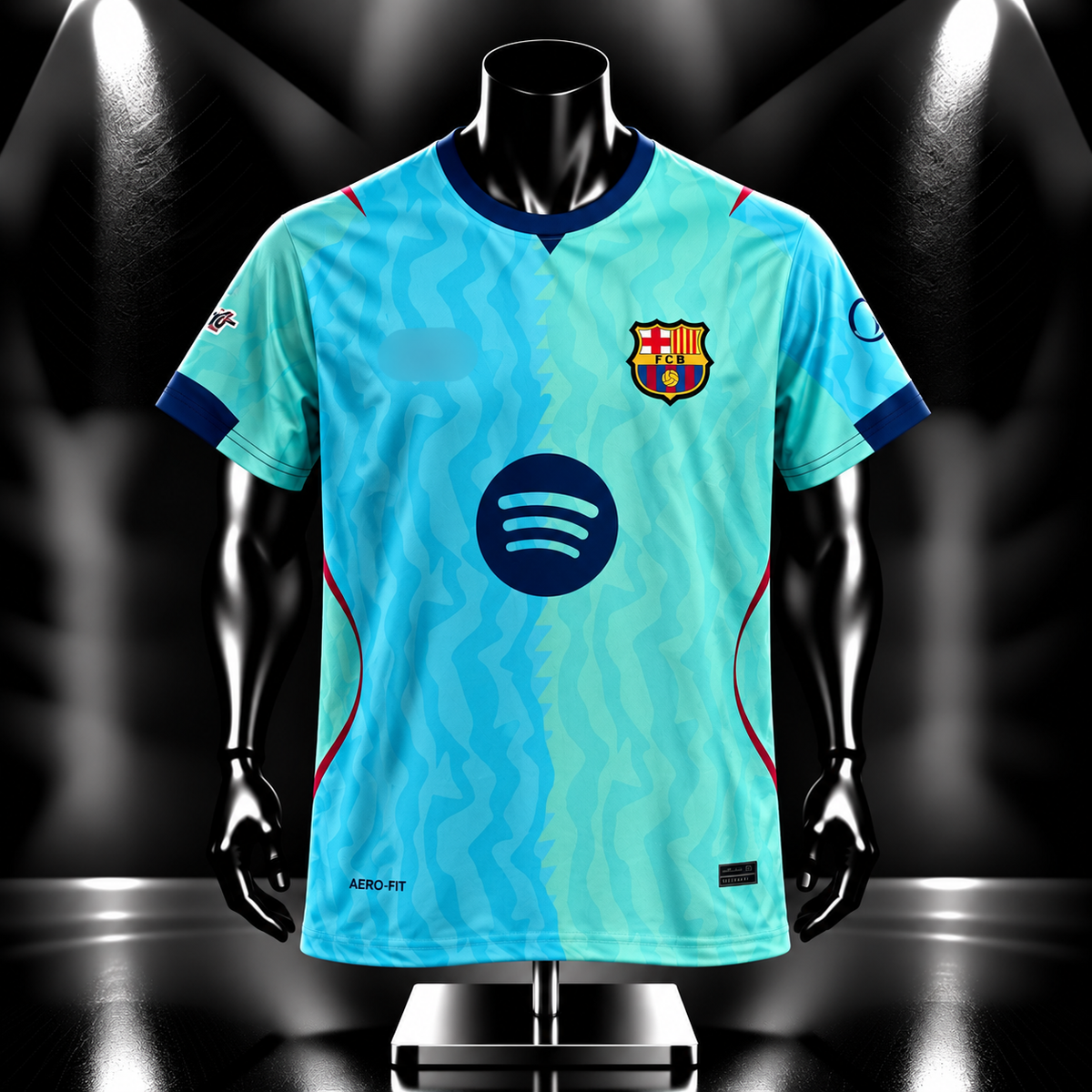 Yamal Barcelona 2026-27 thrid kit embroidery half sleeve - P2549 | Jersey Kada