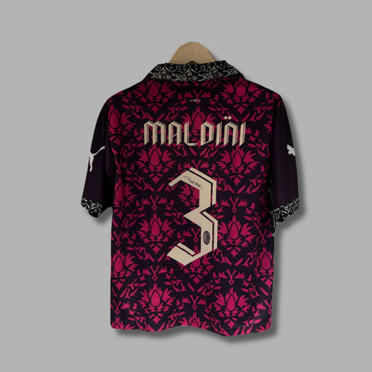 Ac Milan 2025-26 Maldini Edition Fivesleeve Collar Embroidery  P1474 | Jersey Kada