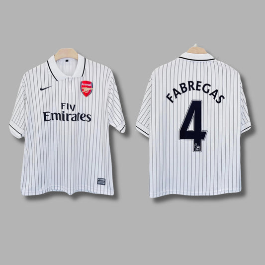 Arsenal 2009-10 Fabregas Third kit Collar Five Sleeve Sublimation P1640 | Jersey Kada