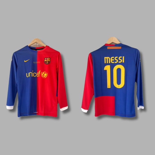 Barcelona 2009 Final Edition Messi Full Sleeve Embroidery P1469 | Jersey Kada