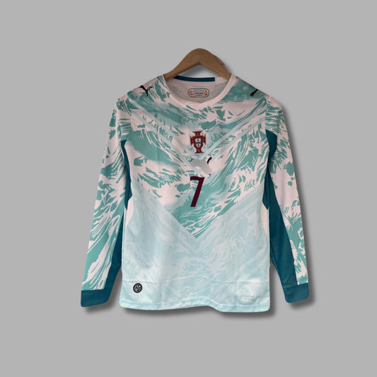 Portugal 2026 Worldcup Away  Ronaldo Full Sleeve Embroidery P1846| Jersey Kada