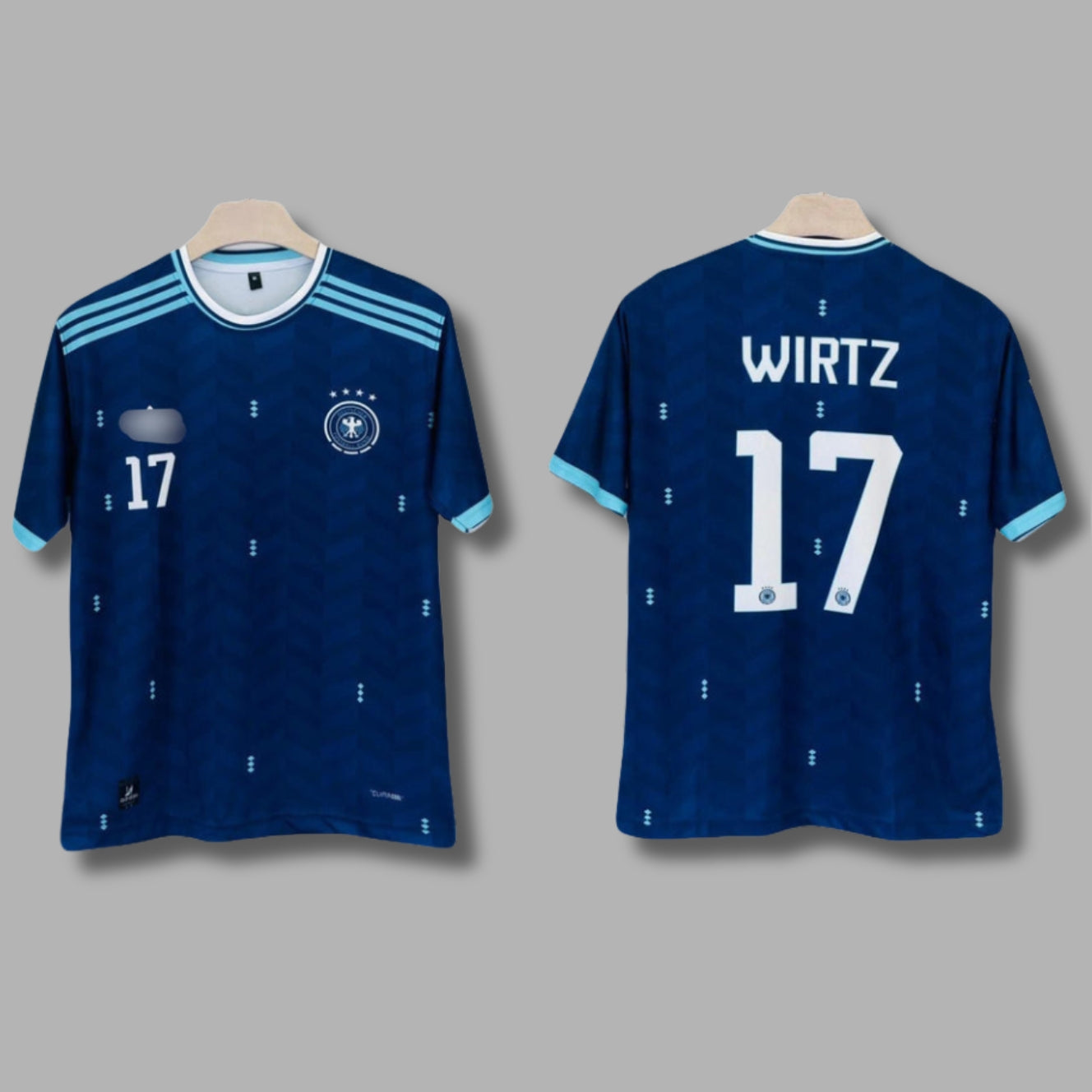 Germany 2026 World Cup Away Wirtz Half Sleeve Sublimation Jersey | Jersey Kada