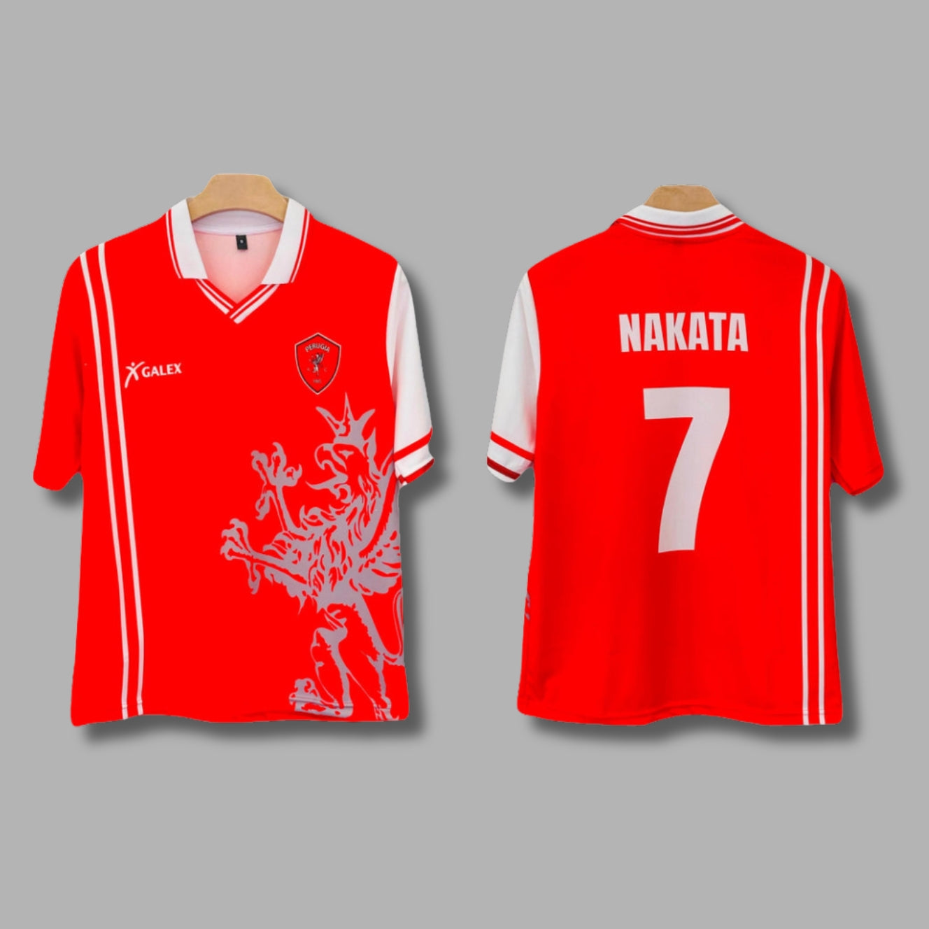 Ac Perugia Nakata Five Sleeve Collar Sublimation - P2119 | Jersey Kada