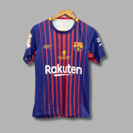 Barcelona 2018 copadelray final edition jersey messi Half sleeve  - P629