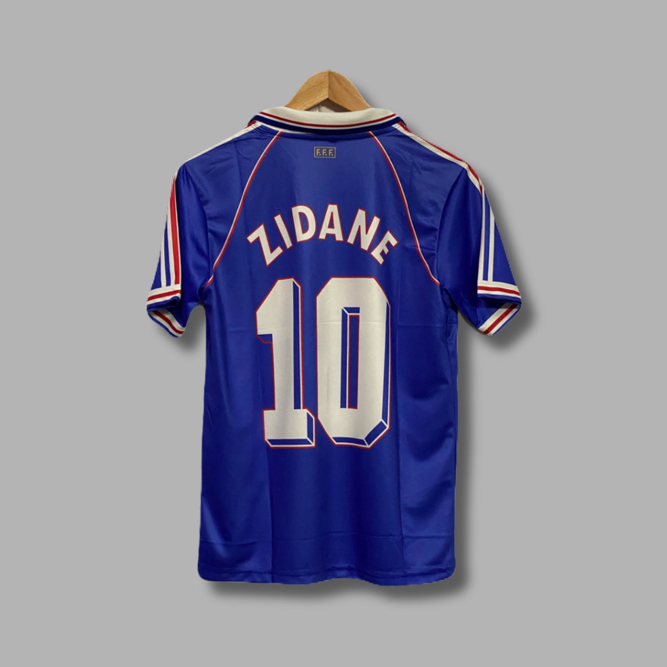 France 1998 world cup zidane home jersey - P431 ms retro store