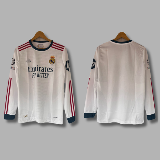 Real Madrid 2026/27 Home Plain Back Full Sleeve Embroidery -P2291 | Jersey Kada