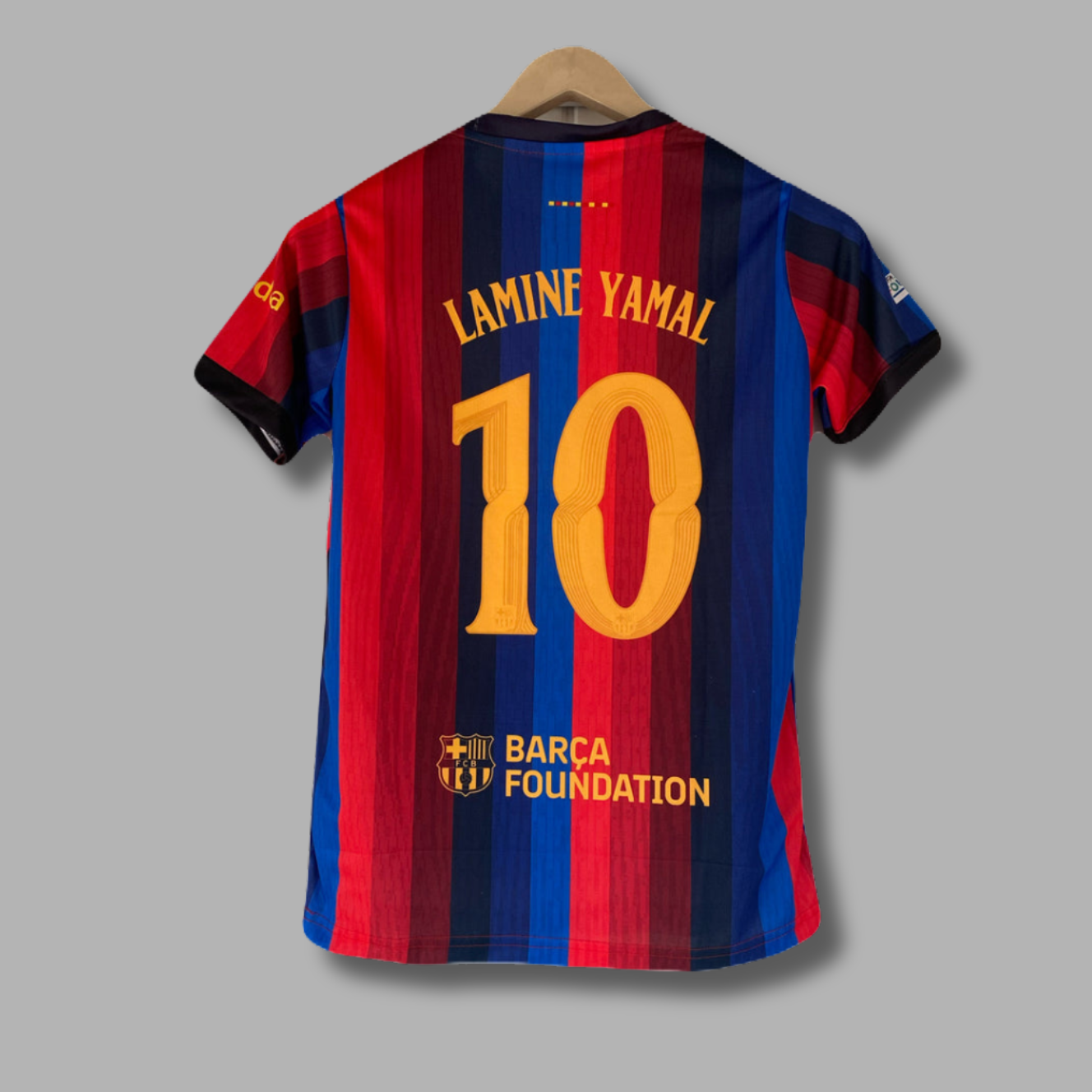 Lamine Yamal Barcelona 2026-27 Home Half Sleeve Embroidery- P2388 | Jersey Kada