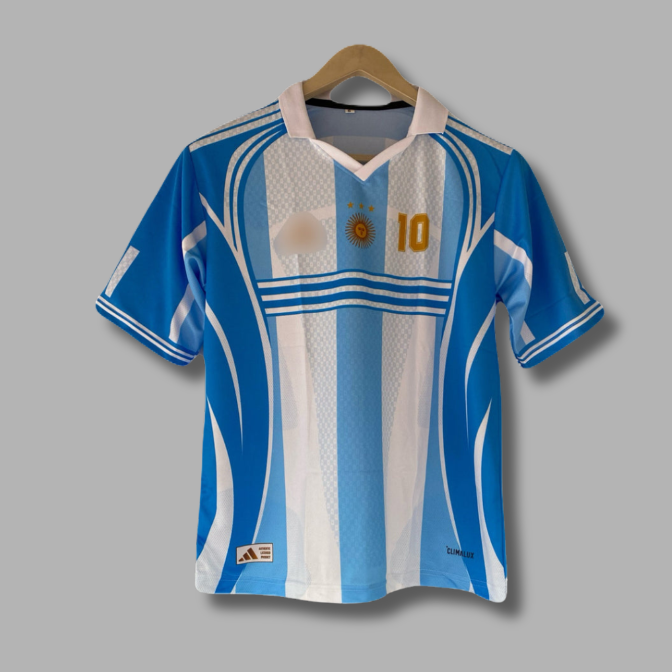Messi Argentina Five Sleeve Collar Sublimation - P2203 | Jersey Kada