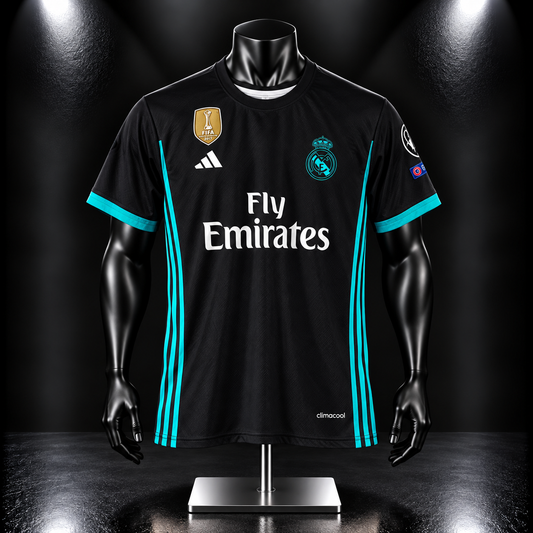 Ronaldo Real madrid 2017-18 Away Half Sleeve Jersey- P2018 | Jersey Kada