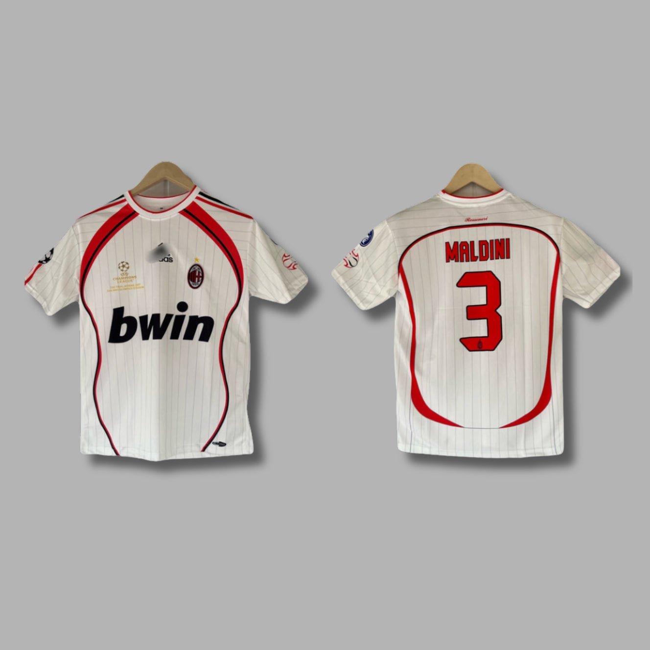 Ac Milan 2006-07 Maldini Away Half Sleeve Embroidery | Jersey Kada