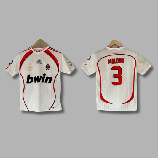 Ac Milan 2006-07 Maldini Away Half Sleeve Embroidery | Jersey Kada