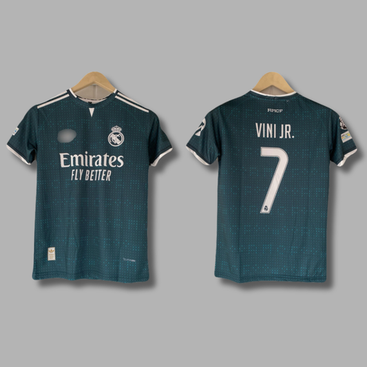 Vinicius Real Madrid 2026-27 Away Half Sleeve Sublimation -  P2303 | Jersey Kada