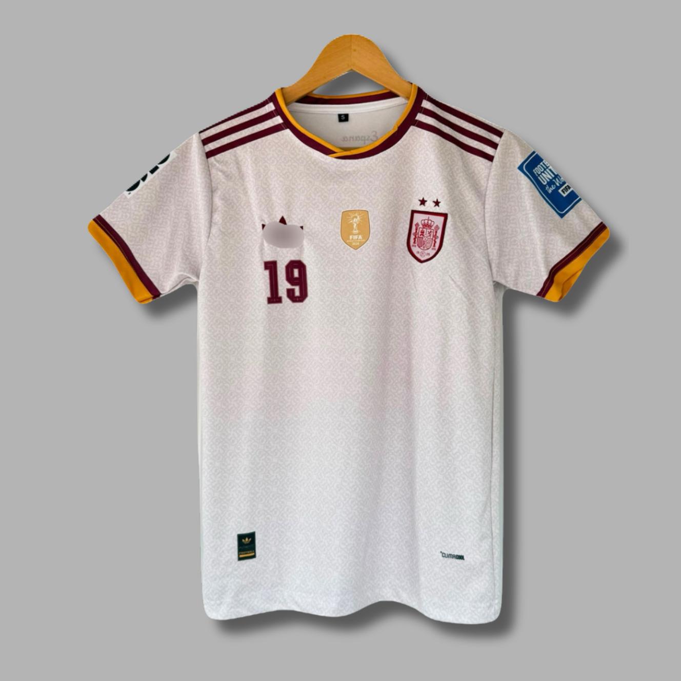 Lamine Yamal 2 Star Spain 2026 WorldCup Away Half Sleeve Embroidery -P2431 | Jersey Kada