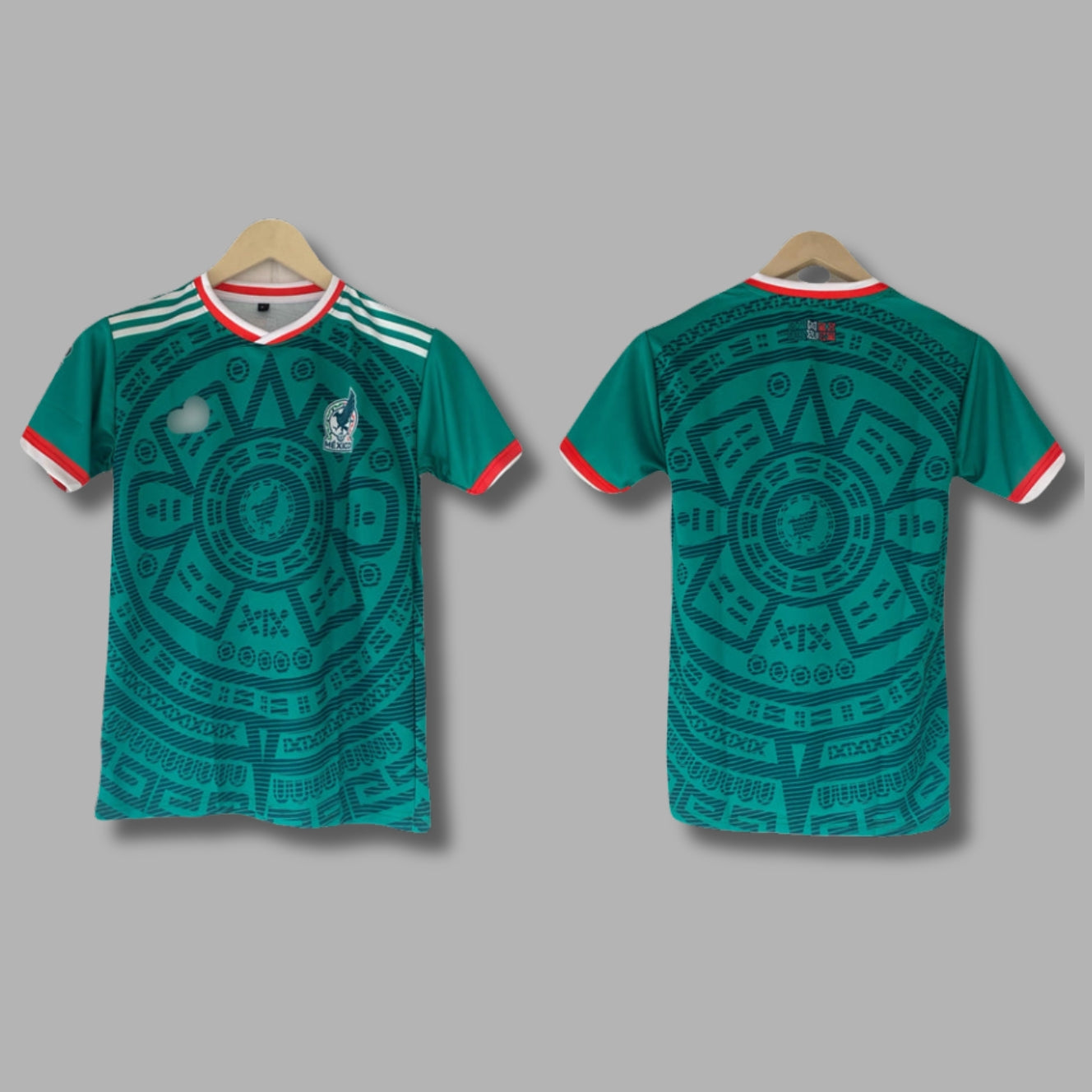 Mexico 2026 WorldCup Home Kit Plain Back Half Sleeve Sublimation | Jersey Kada