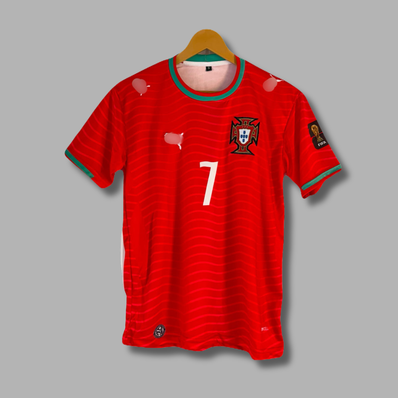 Ronaldo Portugal 2026 World Cup Home Half Sleeve Embroidery - P2377 | Jersey Kada