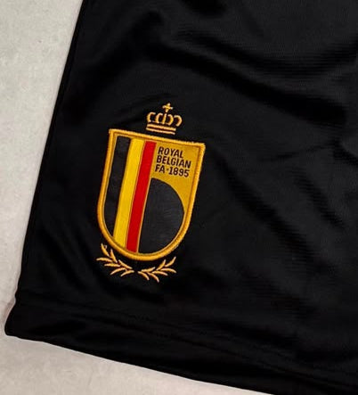 Belgium 2026 Worldcup shorts embroidery | Jersey Kada