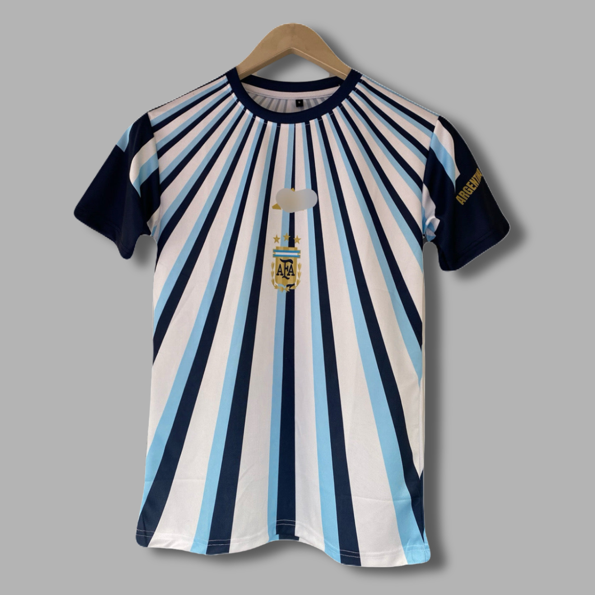 Messi Argentina World cup Pre match Half sleeve sublimation - P2196 | Jersey Kada