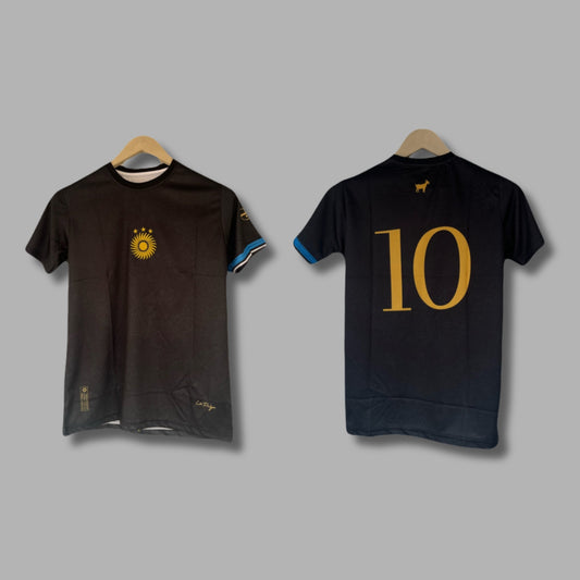 Argentina La Pulga Goat Edition Messi Half Sleeve Embroidery P1552| Jersey Kada