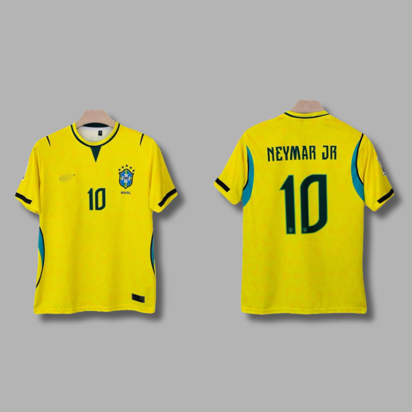 Neymar JR Brazil 2026 WorldCup Half Sleeve Embroidery P1842| Jersey Kada