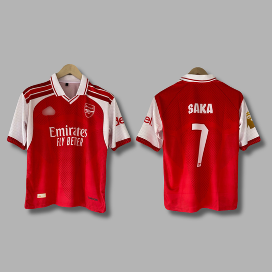 Saka Arsenal 2026-27 Home Five  Sleeve Collar Sublimation - P2341 | Jersey Kada