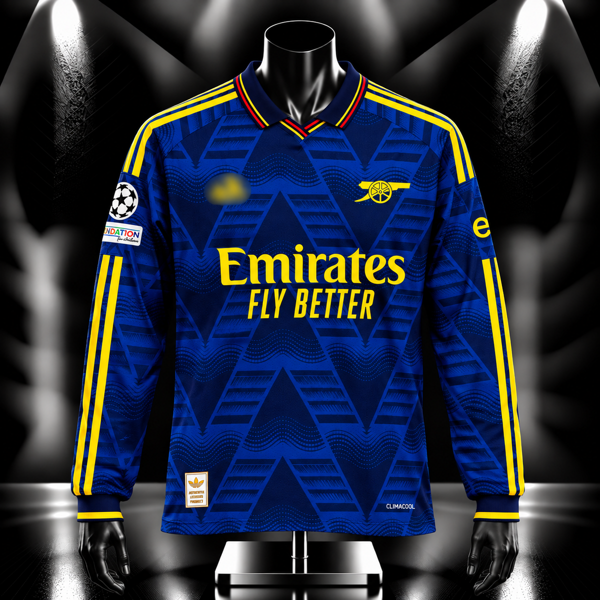 Saka Arsenal 2026/27 Third Kit  Full Sleeve Collar Jersey - P2538 | Jersey Kada