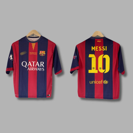 Barcelona 2014/15 Messi Five Sleeve Sublimation -P2135 | Jersey Kada