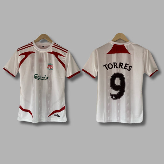 Torres Liverpool 2007/08 Away Half Sleeve Sublimation - P2151 | Jersey Kada
